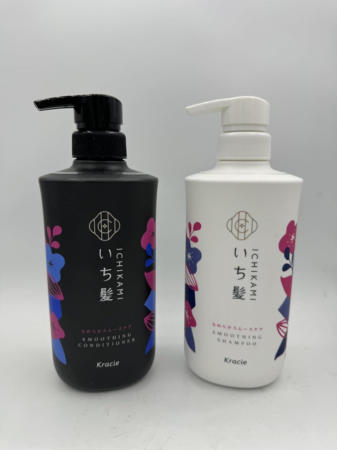 Ichikami Smooth & Sleek Shampoo & Conditioner Set - 480mL/480g | Silky Hair Care Solution
