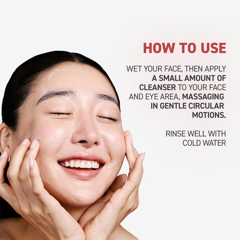 Erborian Centella Cleansing Gel Soothing Face Wash, Calms, Clears Pores, Removes Impurities, Balances & Hydrates Skin, Non‑Stripping, Korean Skincare