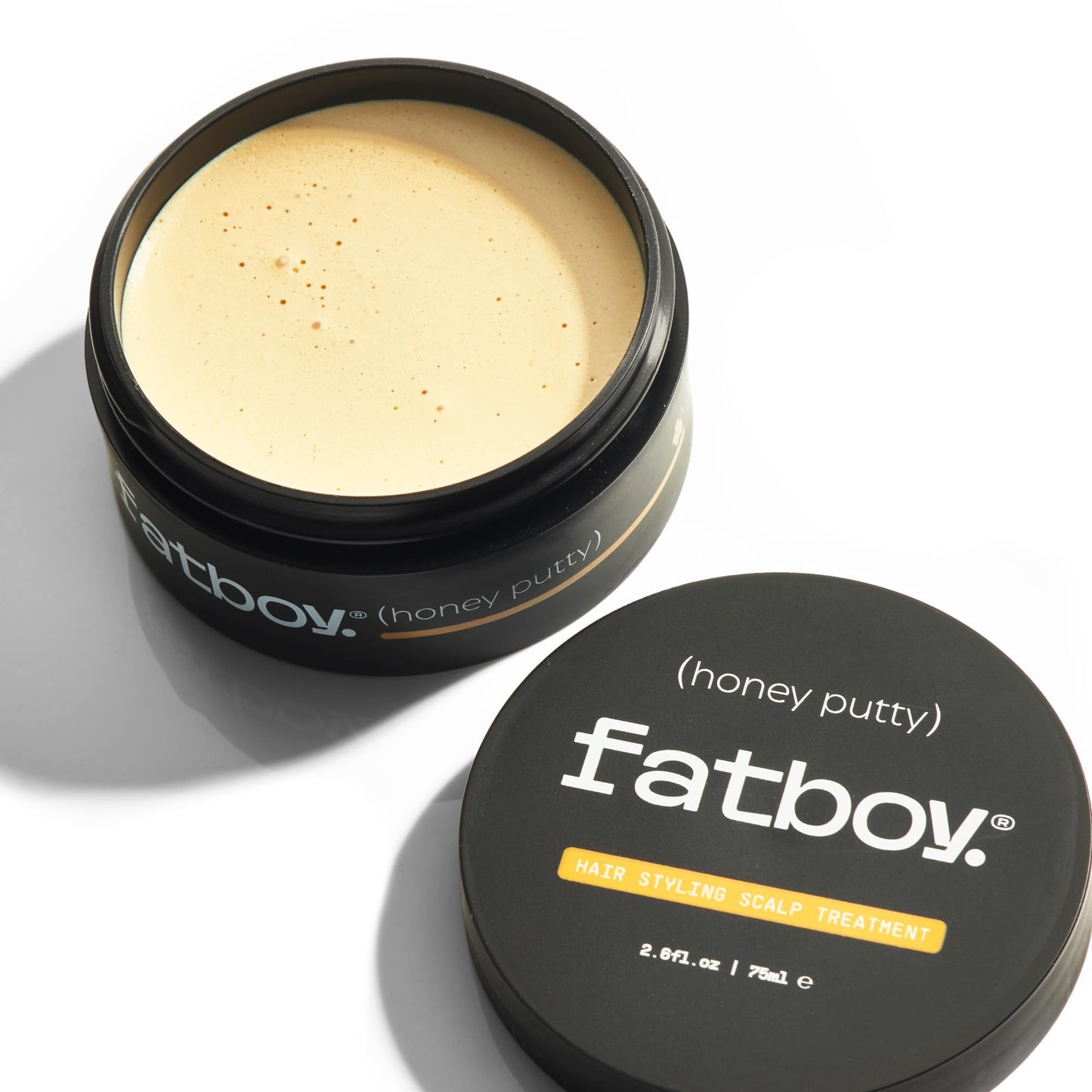 Fatboy Honey Putty, Styling Putty, Leave-In Scalp Treatment, and Hair Nourishment with Manuka Honey and Paw Paw, for Men and Women. Lightweight, Medium Hold, Paraben-Free, Color-Safe, 2.6 oz