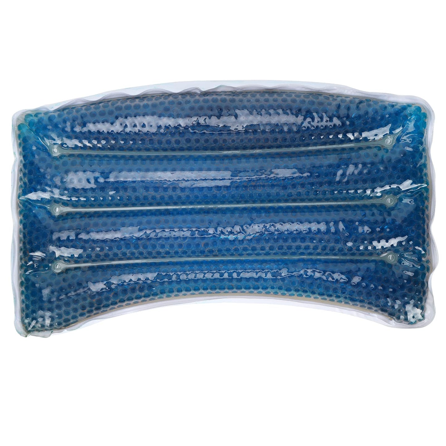 30cm Bathtub Spa Pillow, Non‑Slip Support Head Neck Soft Comfortable Bath Ice Gel Pillows for Tub (Blue)