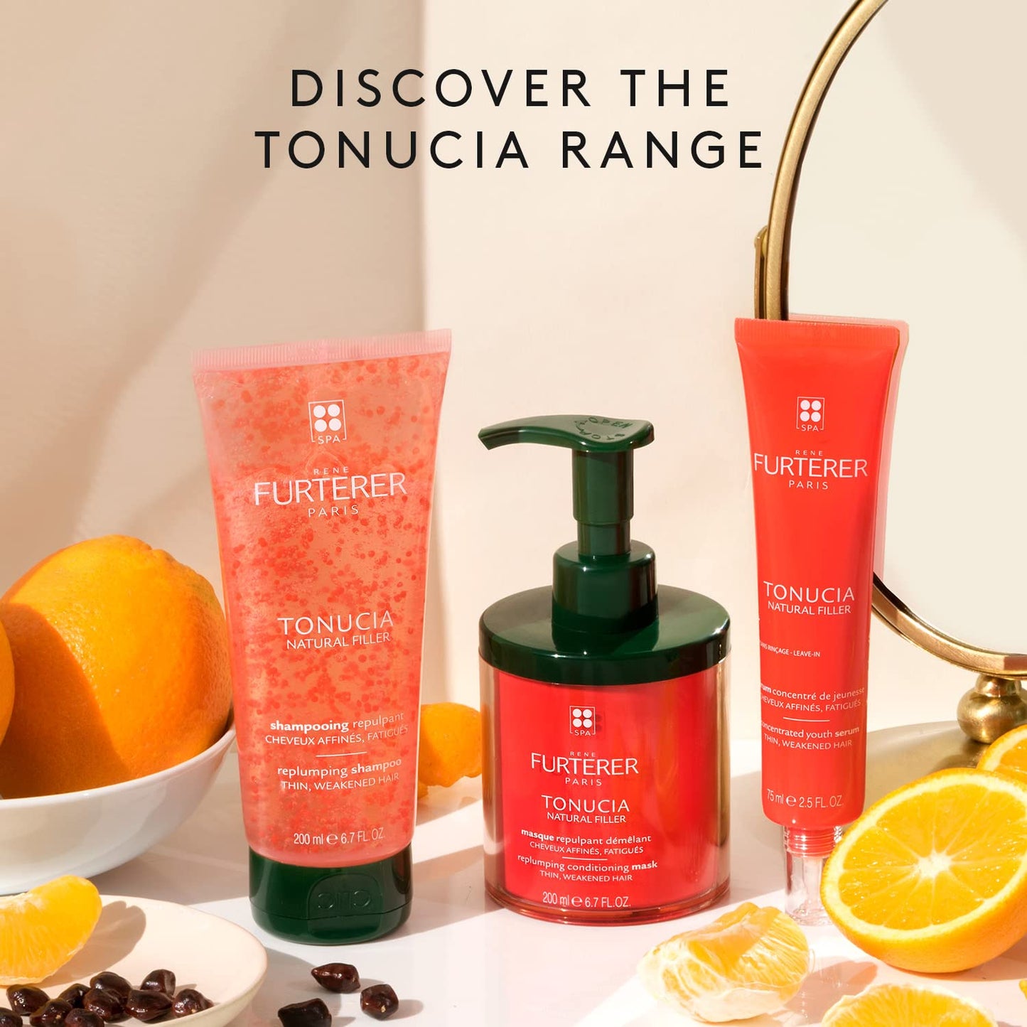 René Furterer TONUCIA Concentrated Youth Serum - For Thin, Weakened Hair Due to Aging - Collagen-Boosting Pro-Youth Ritual - 2.5 fl. oz.