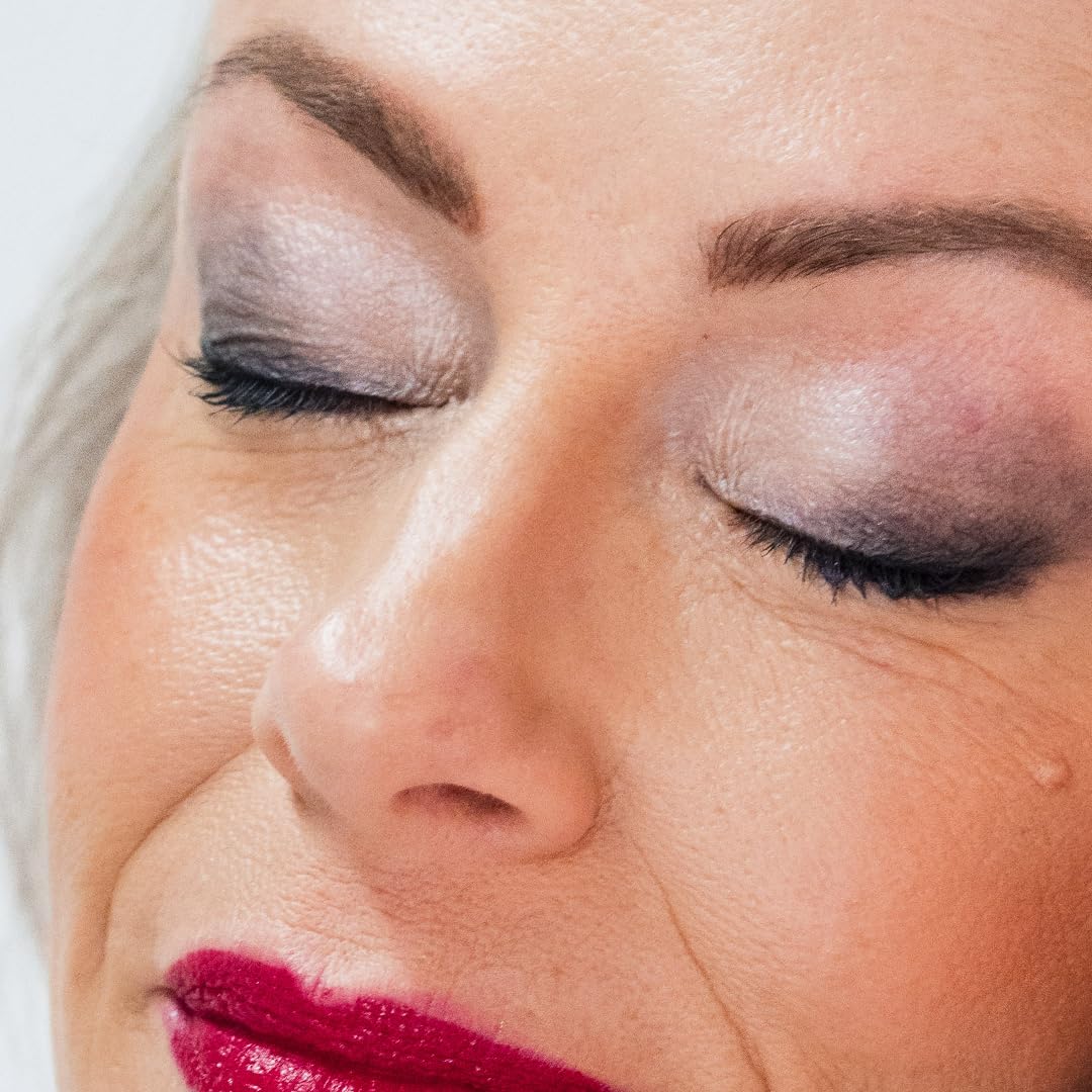 Demure Mineral Makeup - Midnight Blue Matte Eyeshadow | Loose Powder Eye Makeup for Professional Looks