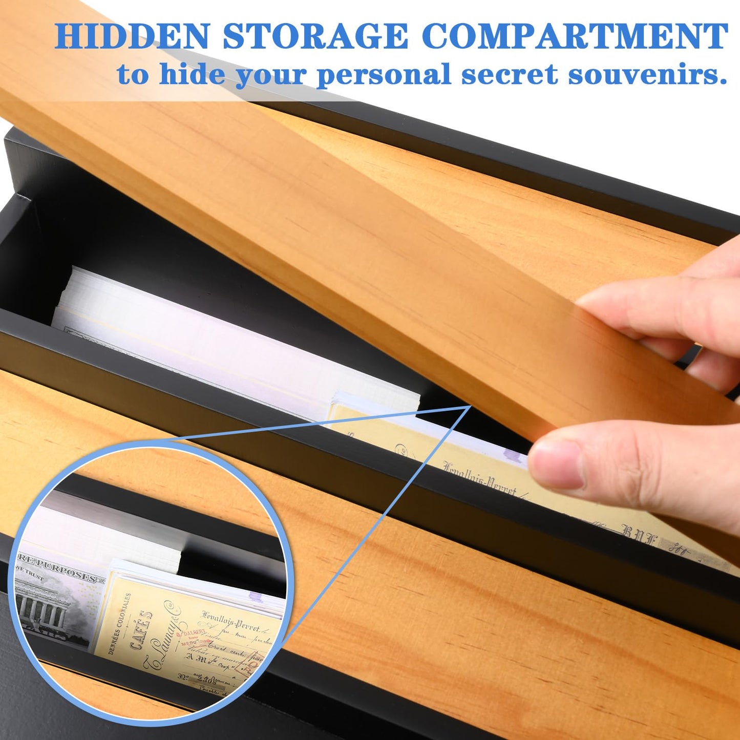 Zioffiel Cologne Organizer for Men, 5 Tier Wooden Perfume Organizer Display with Drawer and Hidden Compartment, Cologne Stand, Perfume Stand, Display Risers, Gift for Men (Brown)