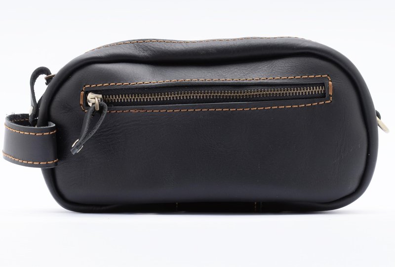 Handmade Premium Leather Men's Toiletry Travel Bag - Dopp Kit & Crossbody Bag , Makeup Organizer, Gift Ideas for Men & Women, Small Travel Bag, Travel Kit, Genuine Leather, Accessories for Men