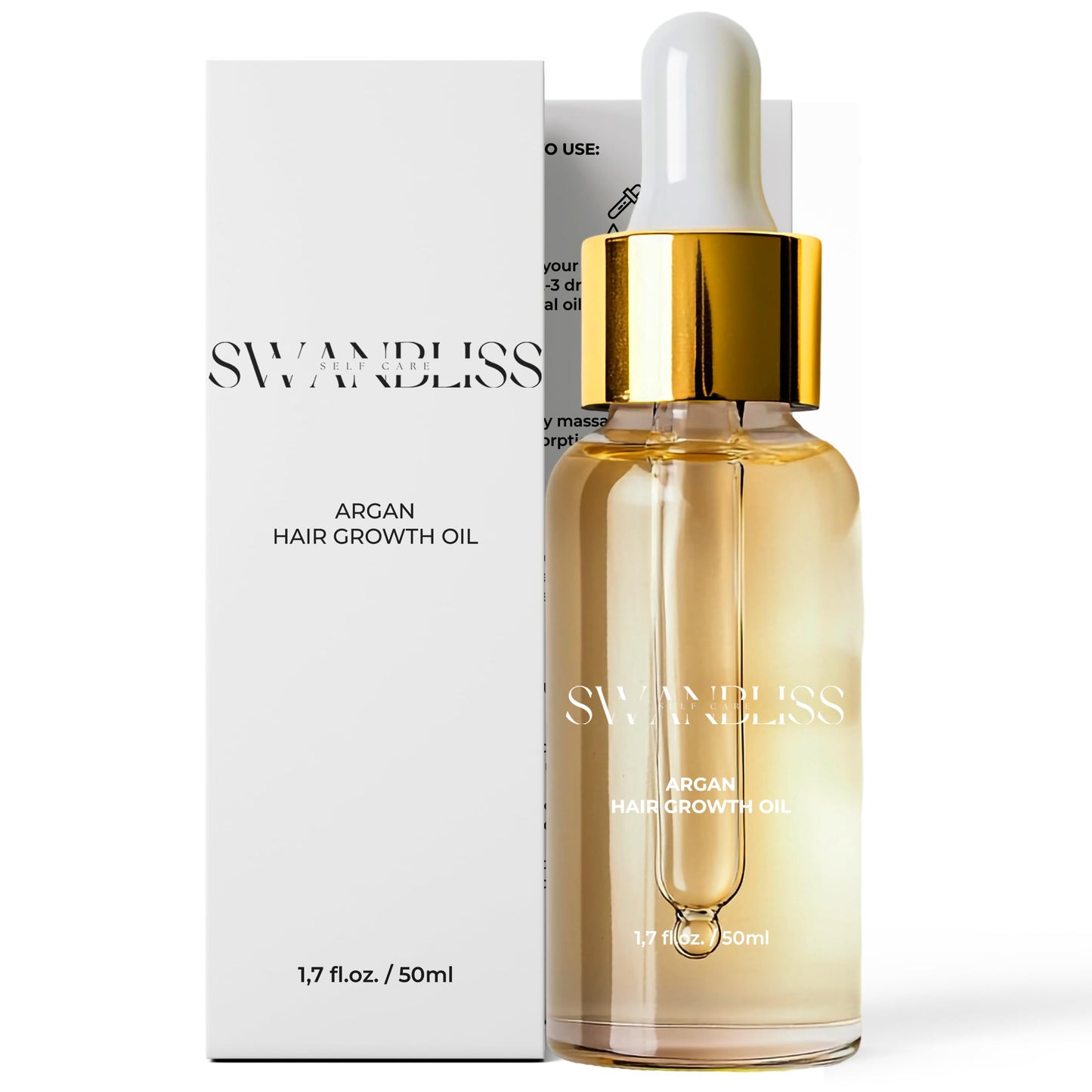 Swanbliss Natural Hair Growth Oil For Men & Women - Hair Growth & Hair Loss Solution, Premium Organic Hair Care Oil