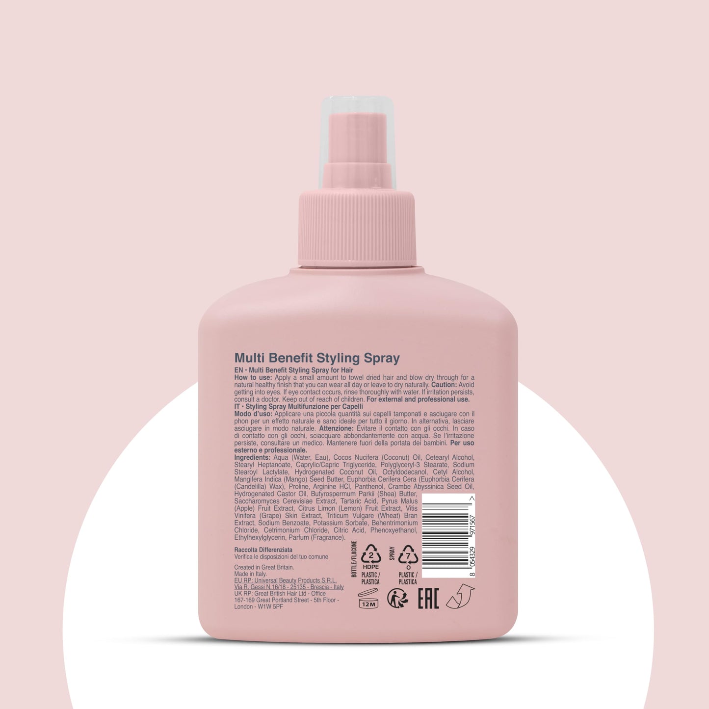 Climaplex Multi Benefit Styling Spray - Anti-Humidity Frizz Control - Helps Strengthen and Prevent Heat Damage - Contains Detangling Benefits - Infused with Coconut, Avocado and Shea Butter - 8.45 oz