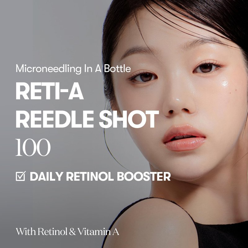 VT COSMETICS Reti-A Reedle Shot 100 Serum with Retinol (Vitamin A) & Repairing Exosome Microneedling Formula, Korean Skin Booster, 1.69 fl oz(50ml)