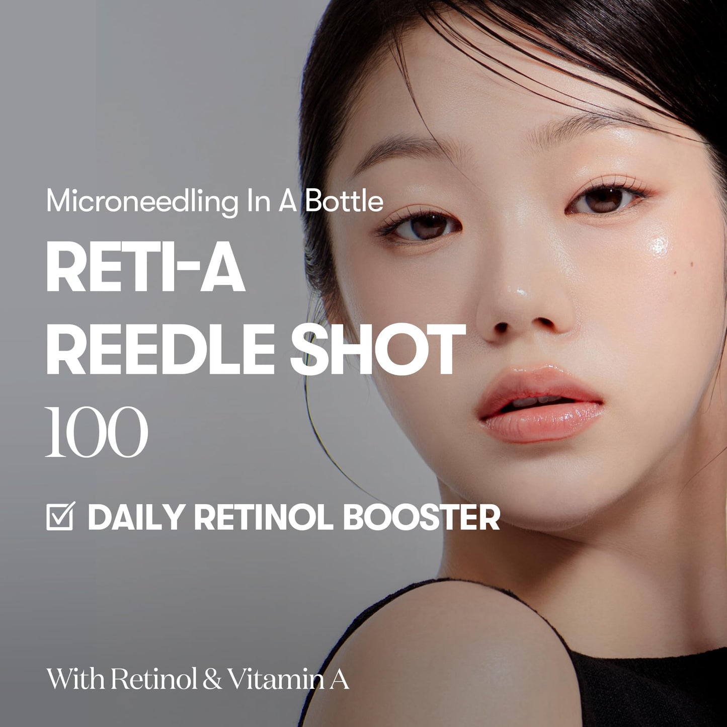 VT COSMETICS Reti-A Reedle Shot 100 Serum with Retinol (Vitamin A) & Repairing Exosome Microneedling Formula, Korean Skin Booster, 1.69 fl oz(50ml)