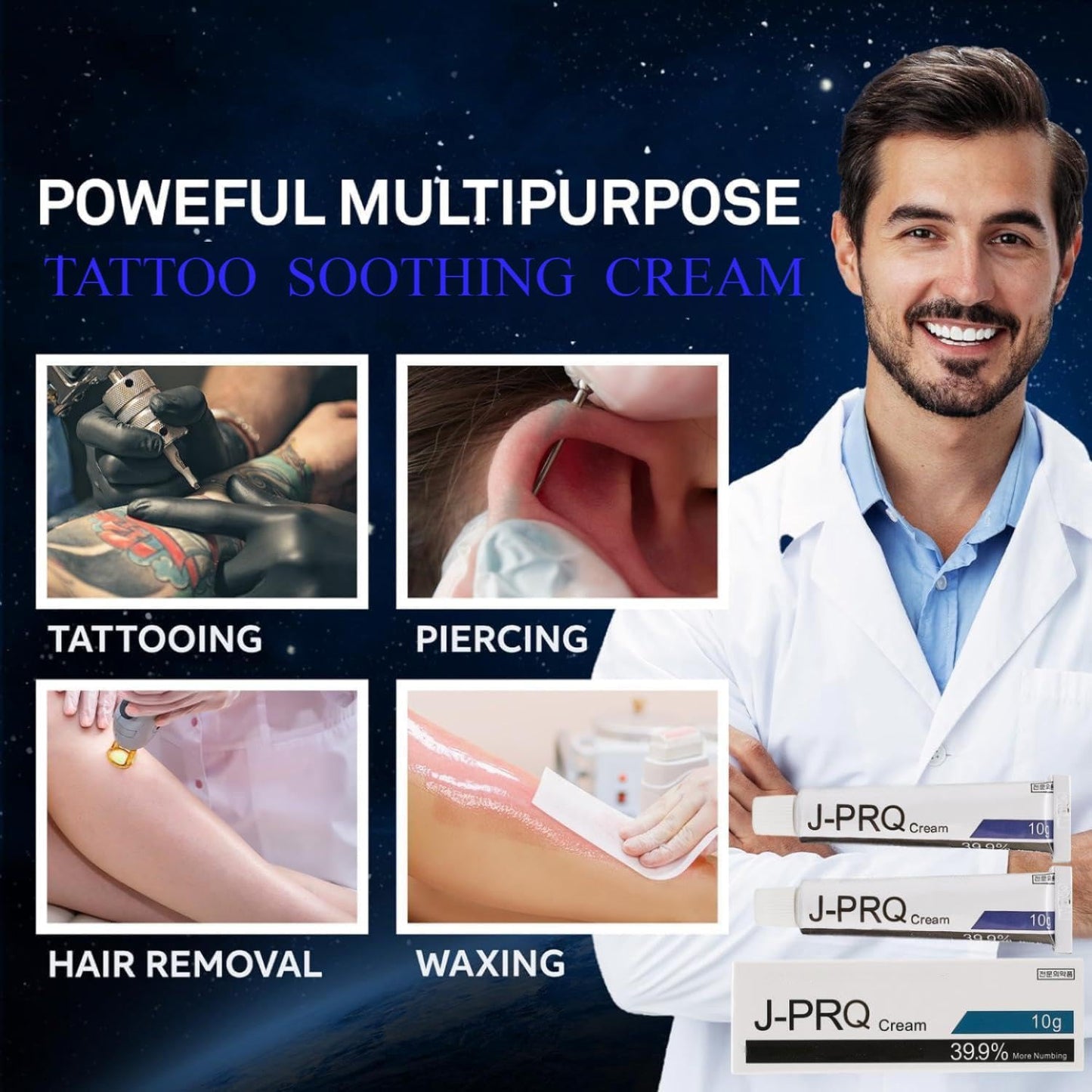 Maximum Strength Tattoo Cream - 8 Hours for Tattoos, Waxing & Piercing | Cream for Tattoos Extra Strength | 2pcs 10g