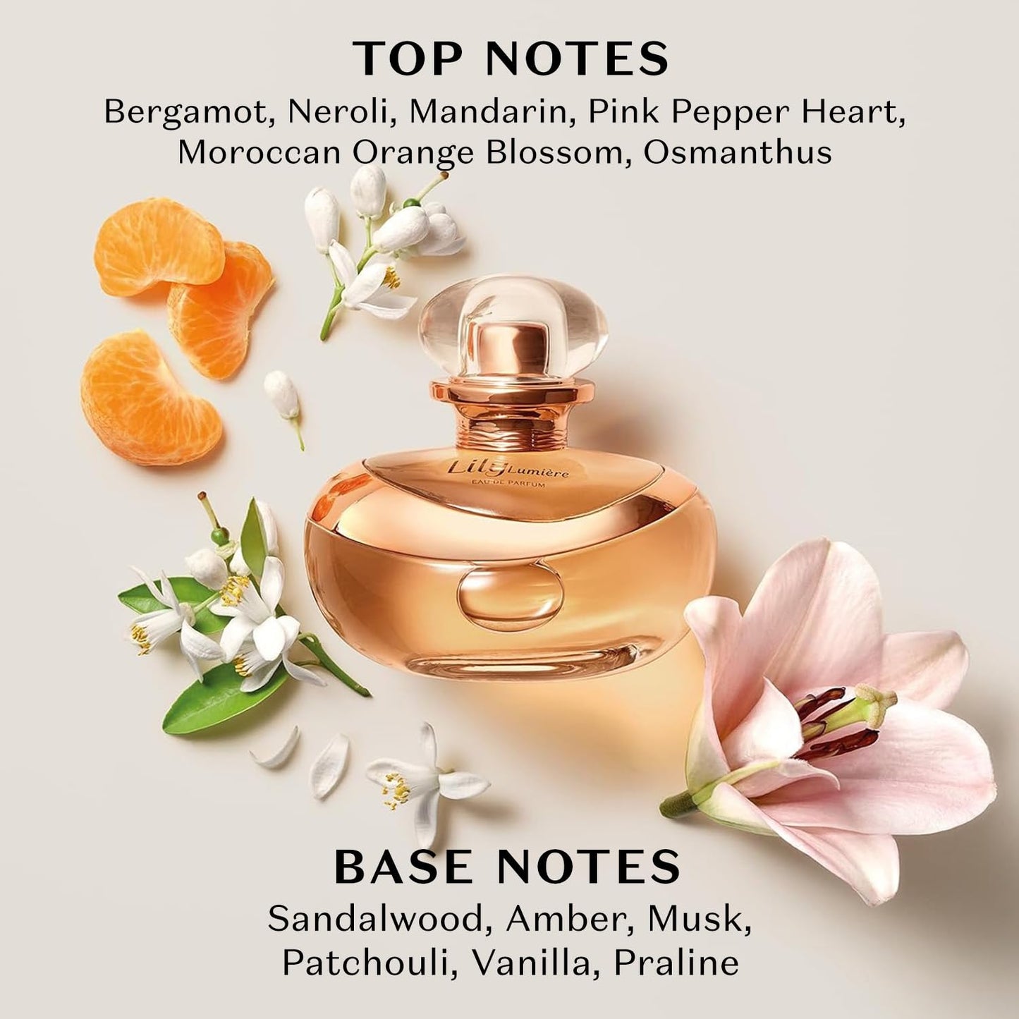 O Boticário Lily Lumiere Eau de Parfum - Long Lasting Perfume for Women - 1.0 oz / 30 ml, Premium Brazilian Floral Fragrance with Orange Blossom & Lily, Radiant Signature Scent, Women's Perfume Gift