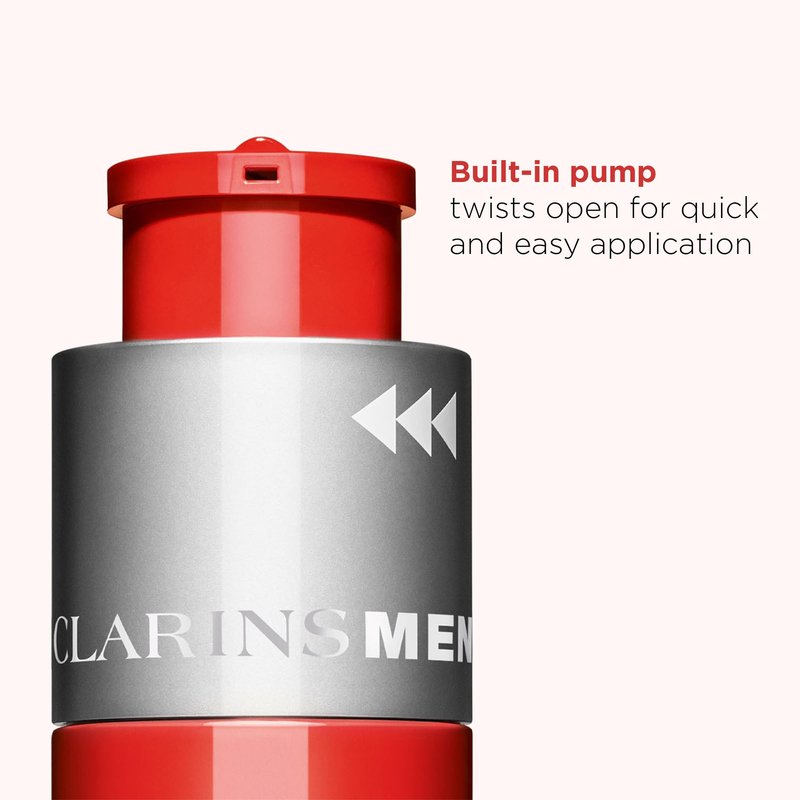 CLARINSMEN Energizing Gel | Cool, Mattifying Gel Moisturizer For Men| Energizes Skin and Locks In Moisture | Mattifies and De-Shines | Invisible, Non-Sticky Texture | All Skin Types | 1.7 Ounces