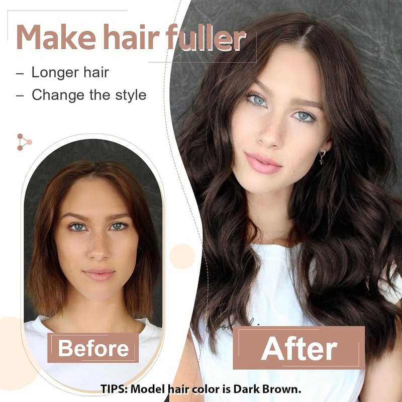 Synthetic Hair Topper for Women - 6"x6" Lace Base, Covers Gray & Thinning Hair | Soft Natural Wavy, 18" Jet Black