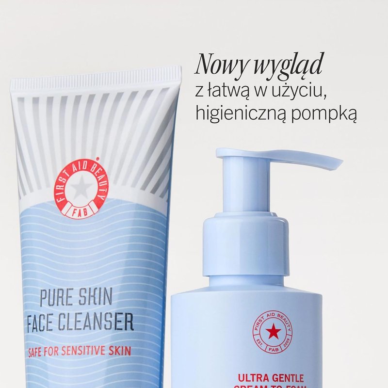 Ultra Gentle Cream-to-Foam Facial Cleanser - Makeup Removing Face Wash with Colloidal Oatmeal & Glycerin for Sensitive, Acne-Prone Skin