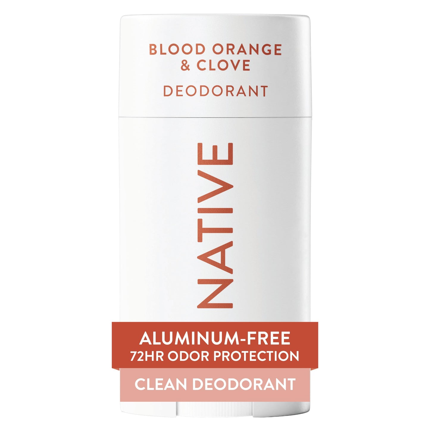 Native Deodorant Contains Naturally Derived Ingredients, 72 Hour Odor Control, Deodorant for Women and Men, Aluminum Free, Blood Orange & Clove 2.65oz