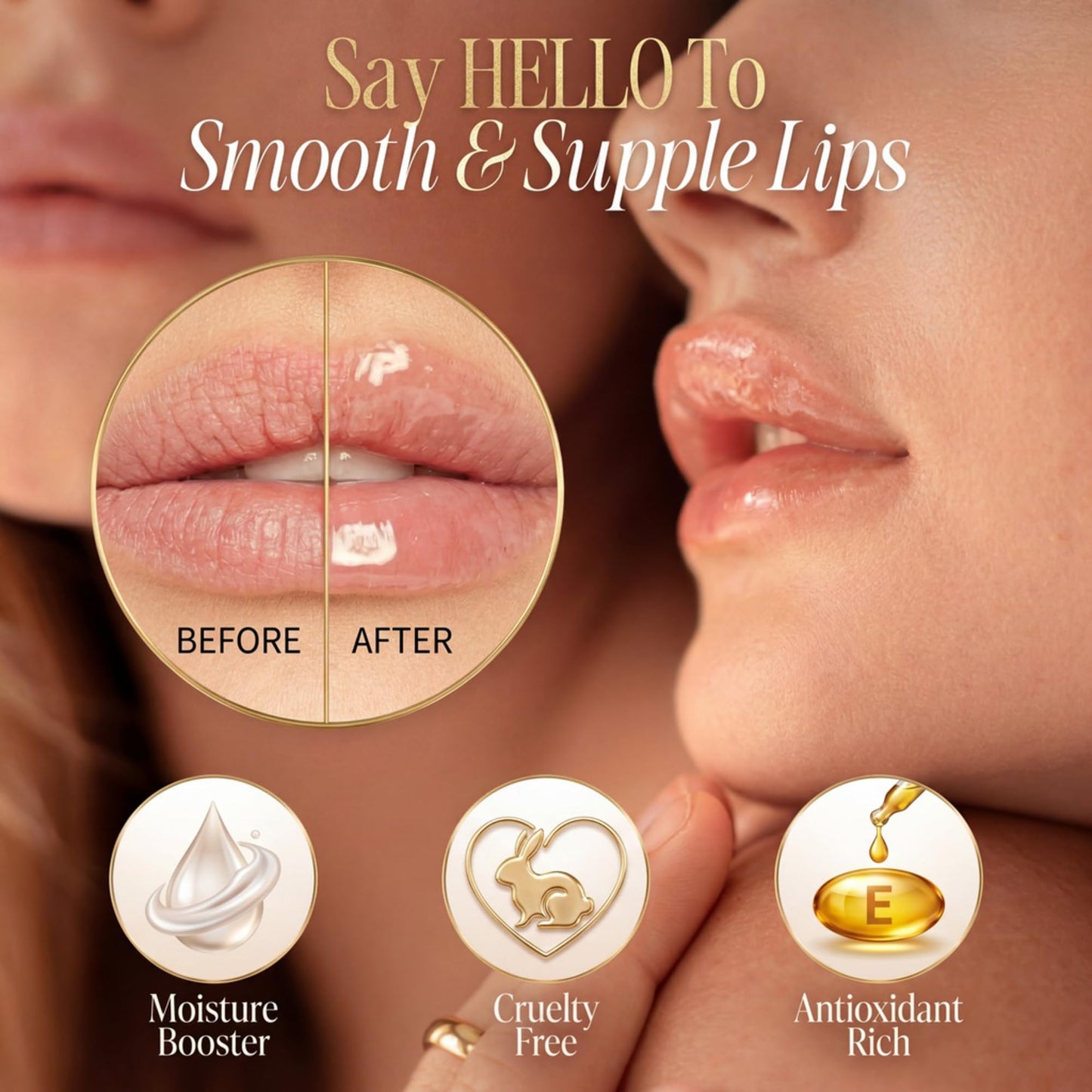 YUGLO Lip Sleeping Mask | Peach Flavor | Hydrating & Soothing Lip Treatment for Dry, Chapped Lips | Plumps & Moisturizes | Overnight Lip Repair
