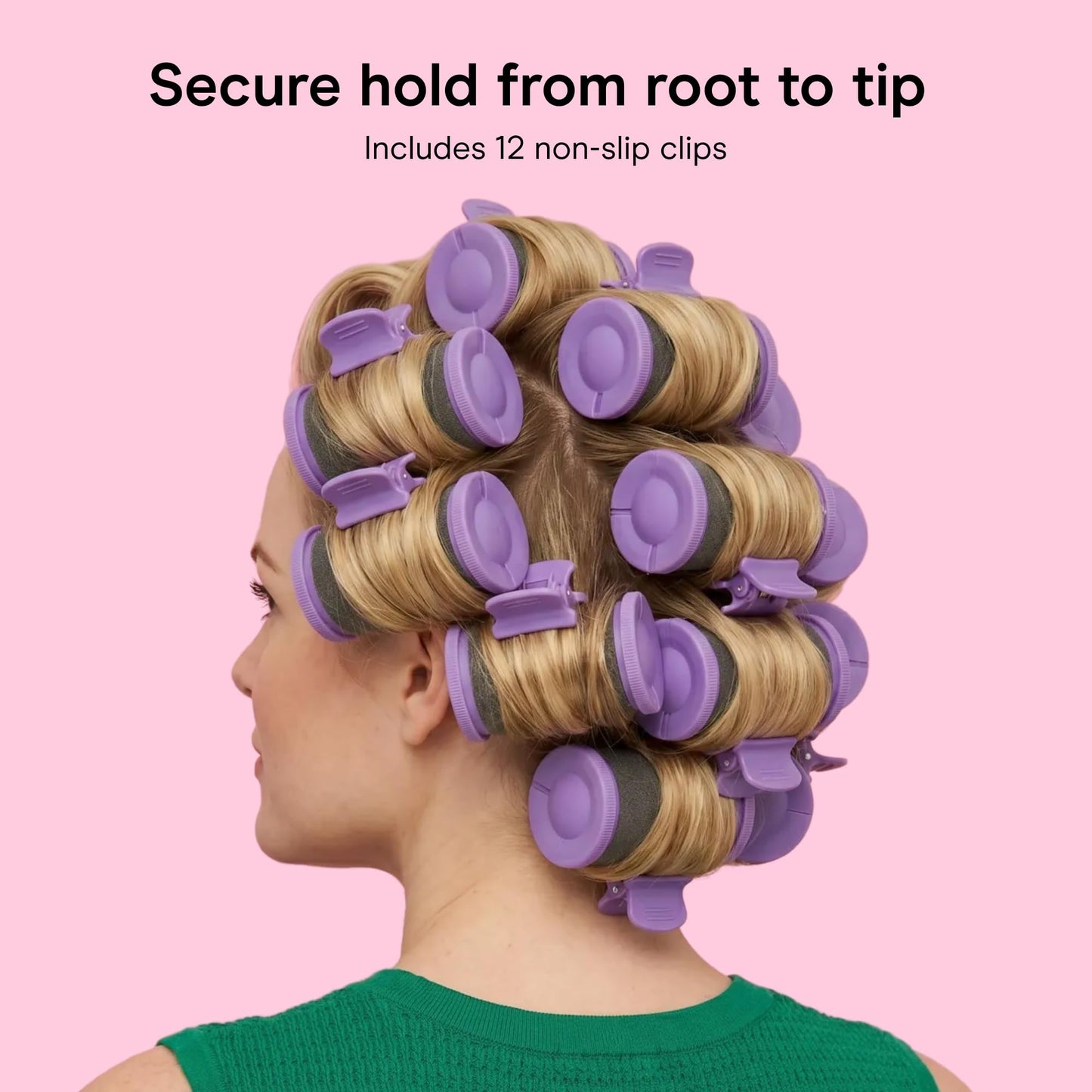 Conair Ceramic Hot Rollers, 1 3/4 Inch & 1 1/2 Inch Rollers, Lavender, 12