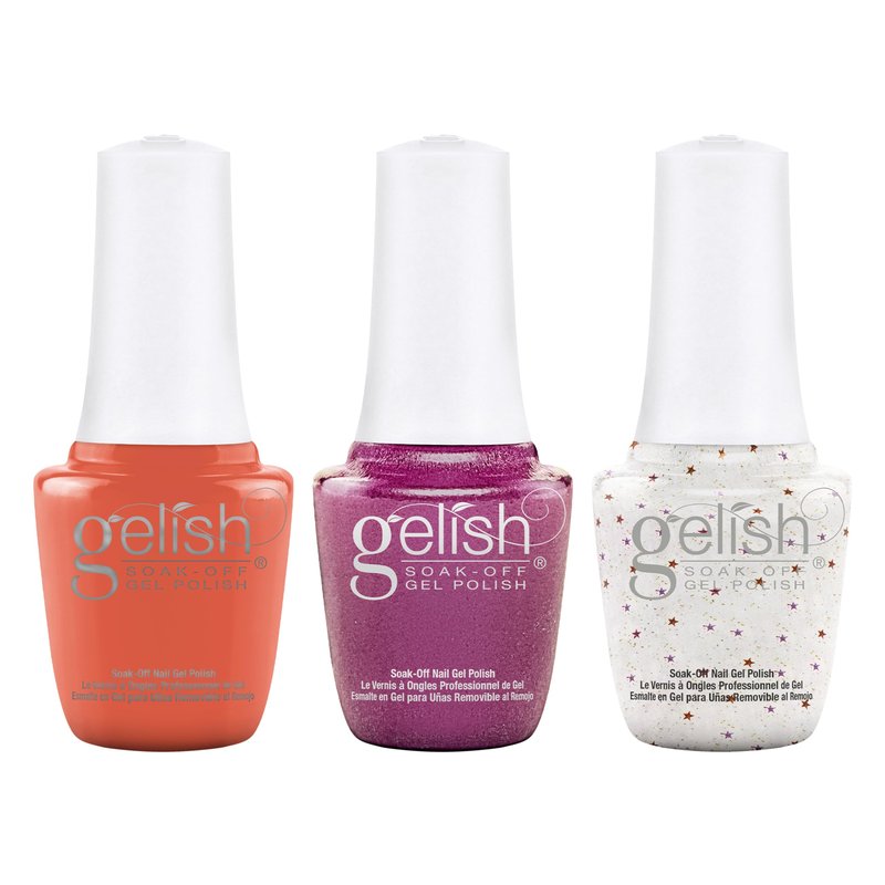 Gelish MINI Spring Collection Now & Zen Value Pack #2 - Includes 3pcs MINI 9mL TPO Free, Long-Lasting, High-Shine Gel Nail Polish with Easy Application.