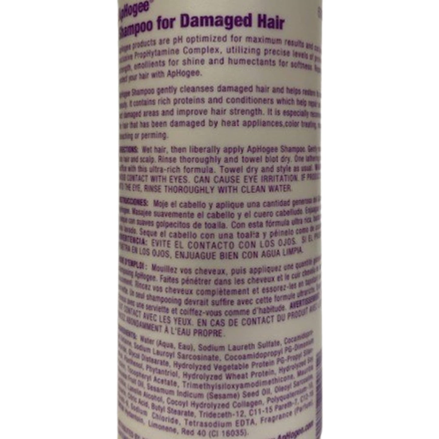 ApHogee Shampoo for Damaged Hair 16oz "Pack of 2"