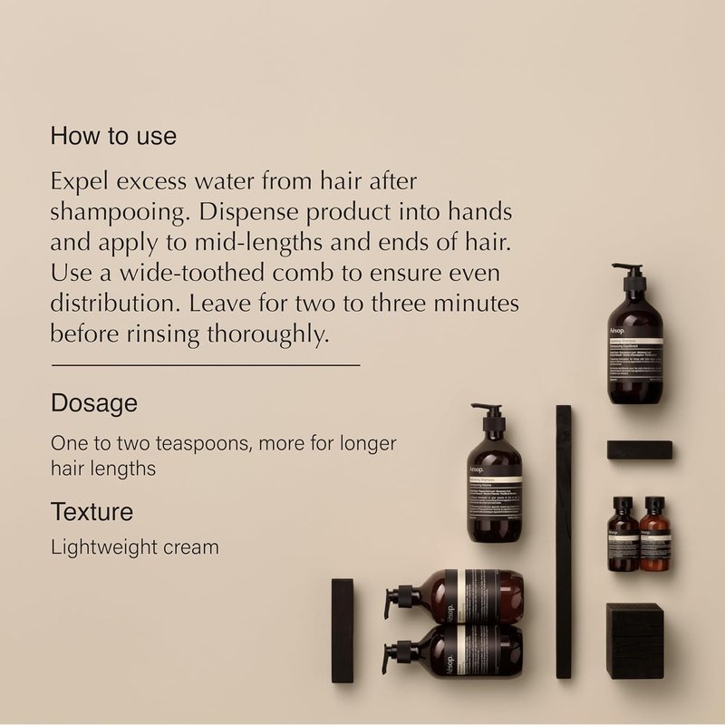Aesop Conditioner - Hydrating Formula With Amino Acids | Softens & Refreshes Hair | 3.4oz / 100mL