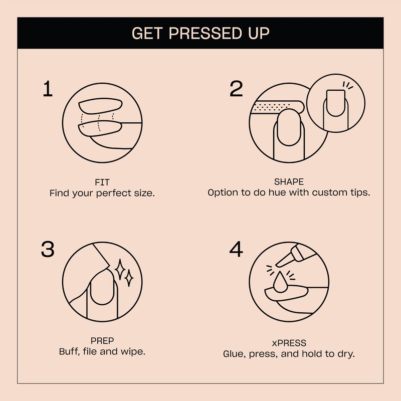 OPI On Point Let it Glitter! | Short Round Gold & Red Glitter French Tip Press On Nails | 30 Count with Nail Glue | Reusable, Non-damaging | Amazon Exclusive | Holiday Shades 2025