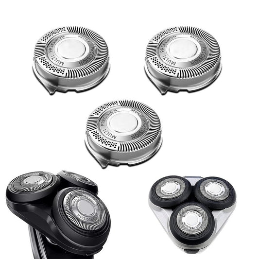 SH50 Compatible Replacement Head Compatible with Philips Norelco Series 5000 Shavers | S5000/S6000/S5100/S5500 Models | (3 pcs)