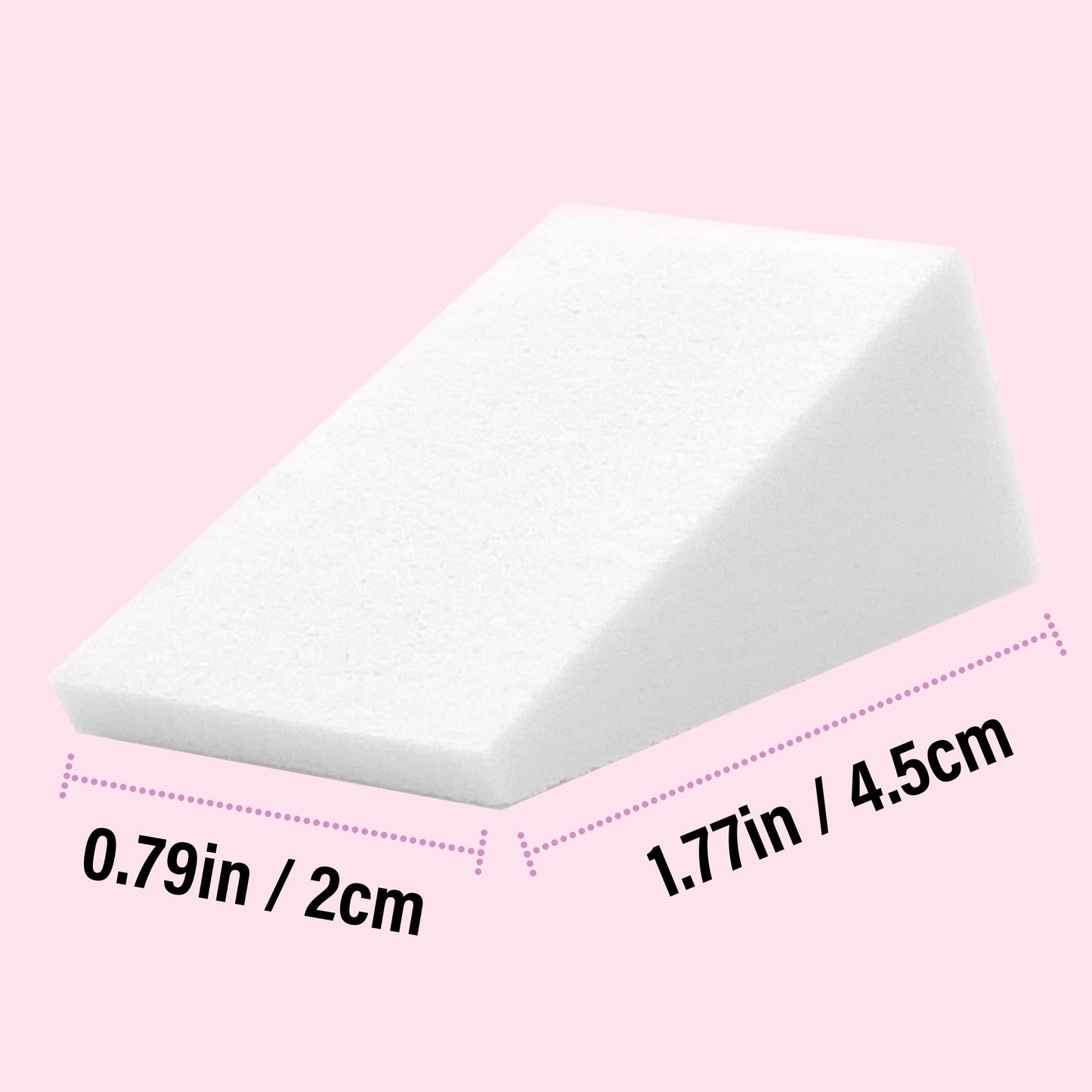 Artist's Choice 500 Pack Makeup Sponge Mini Applicator Wedges, Triangle Cosmetic Sponges for Foundation, Blush, Eye Shadow, Blending and Smoothing, Disposable, Latex Free