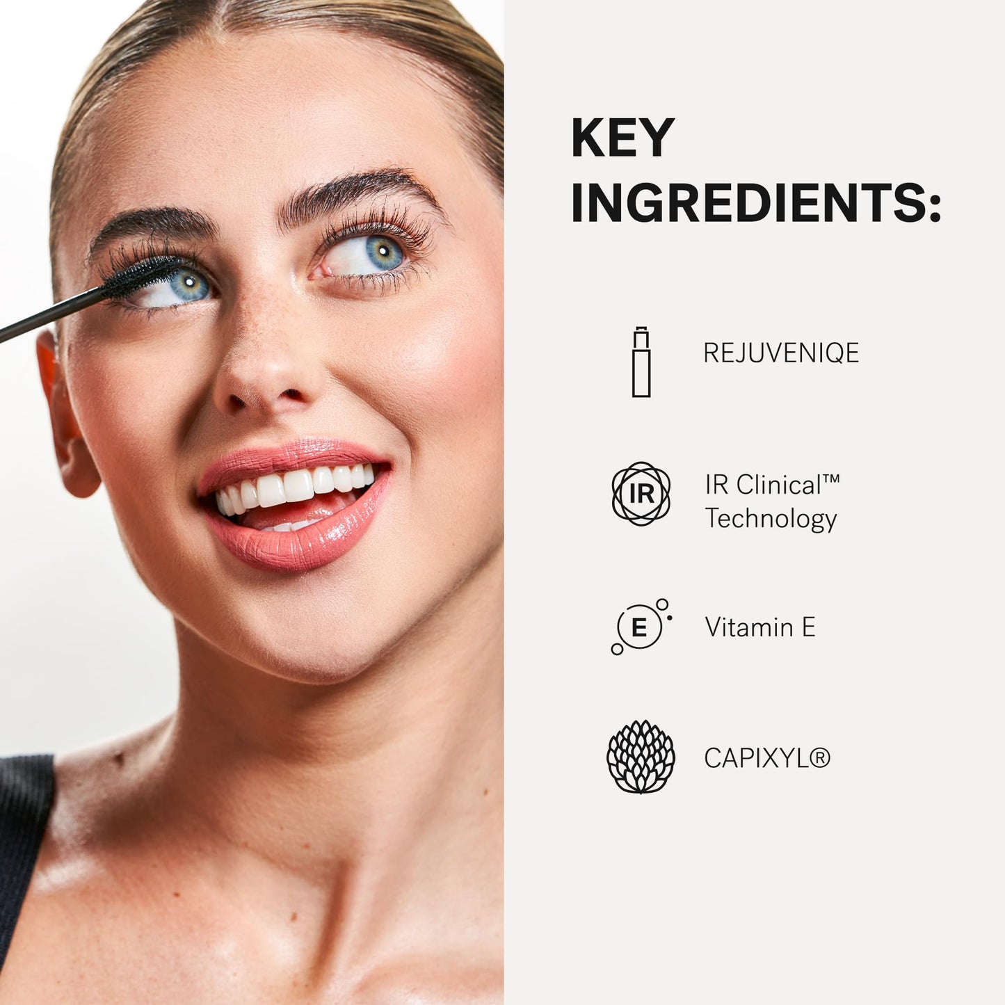 MONAT IR Clinical™ Mascara – Fuller, Longer-Looking Lashes with Instant Volume and Definition, Smudge-Resistant Long-Wear Formula that Nourishes and Strengthens with Melatonin, Caffeine & REJUVENIQE®