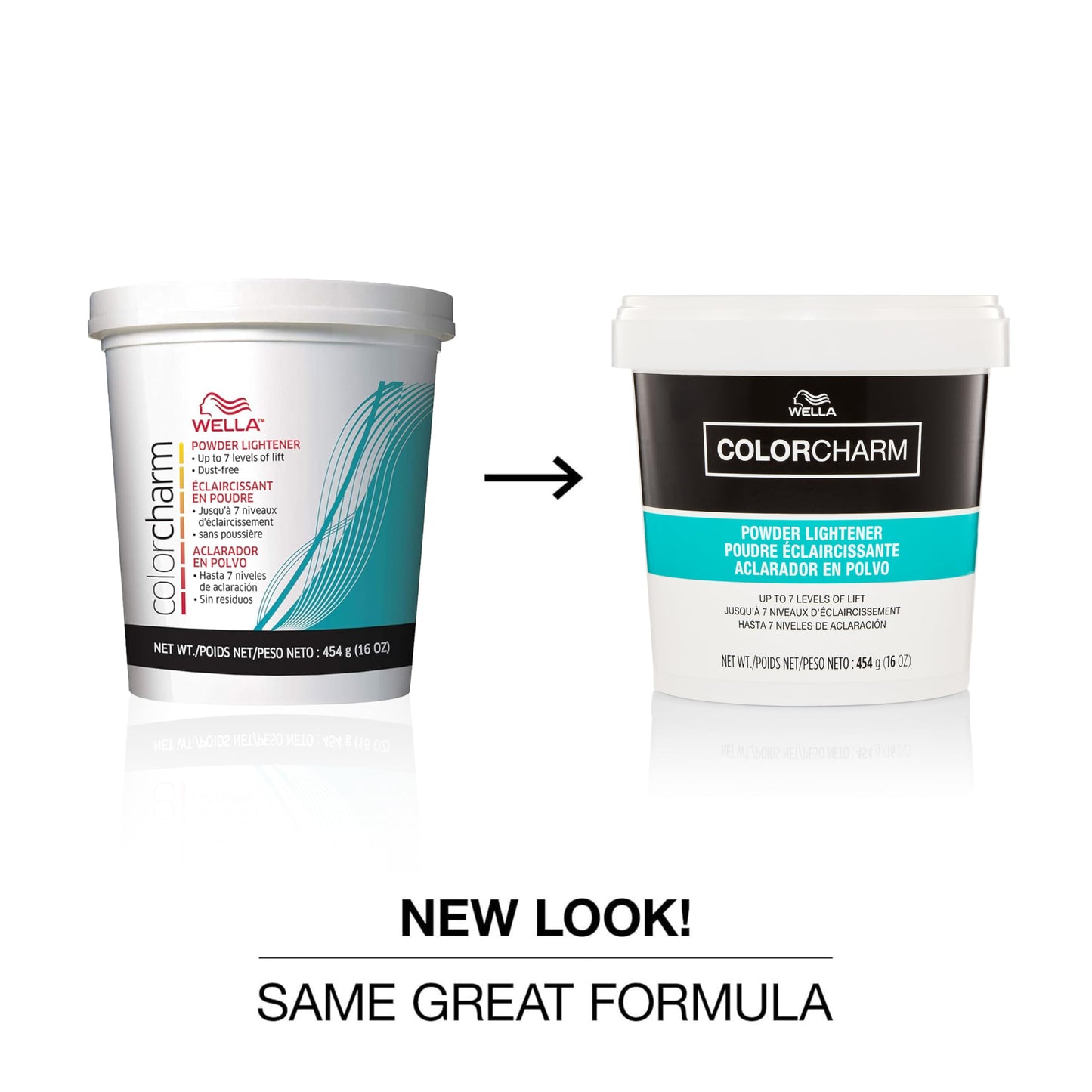COLORCHARM Powder Hair Lightener | Up to 7 Levels of Lift | Dust Free | 16 Oz | Packaging May Vary