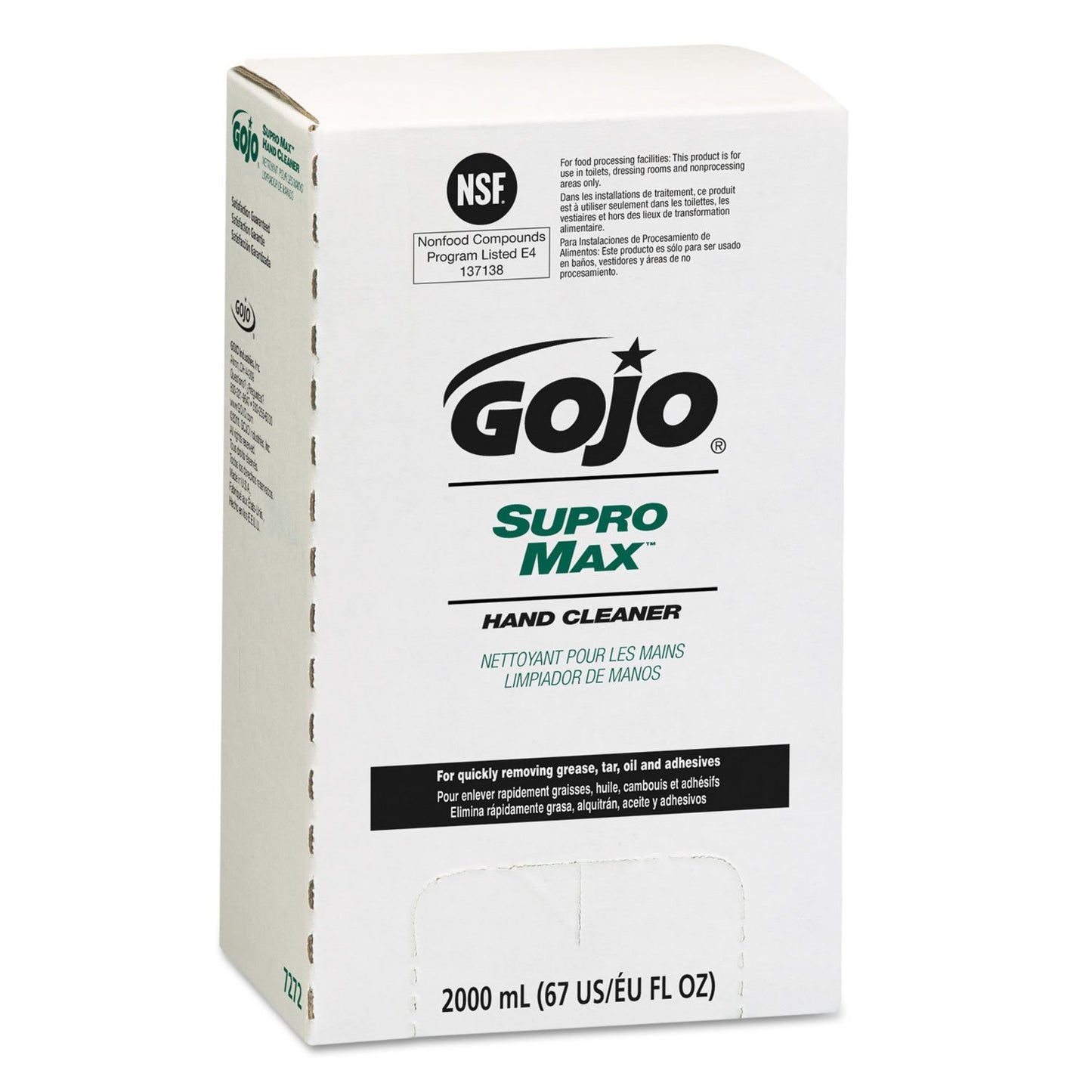 GOJO SUPRO MAX Pro TDX 2000 mL Citrus Hand Cleaner Refill - 1 Each