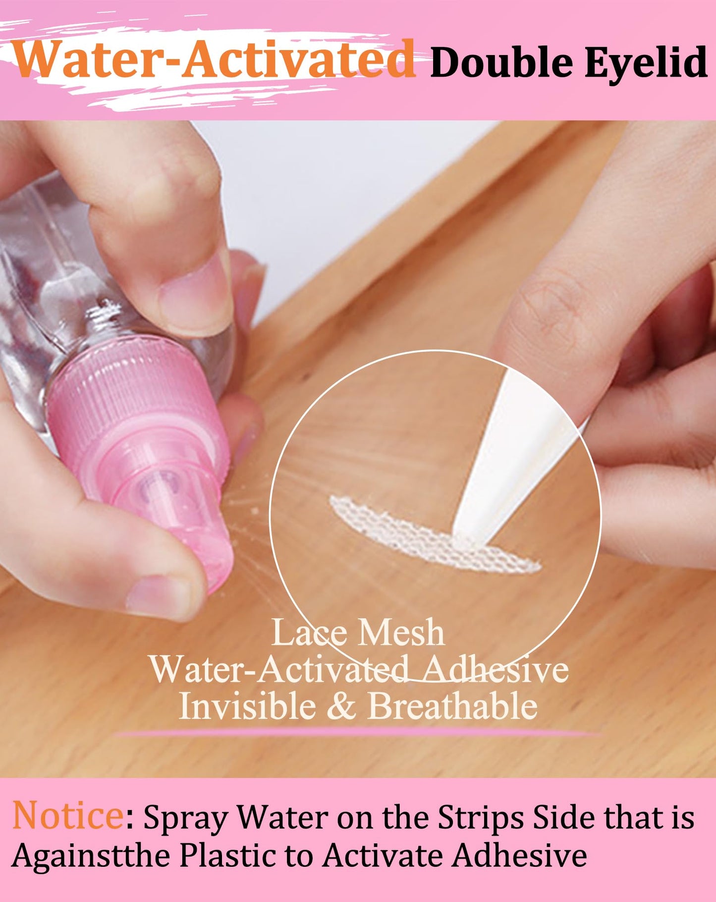 EclatPopu Invisible Double Eyelid Tape - 1168 Pcs Eye Lid Strips Lifter for Hooded Eyes - XY+SD+ZM+DZ+ZL