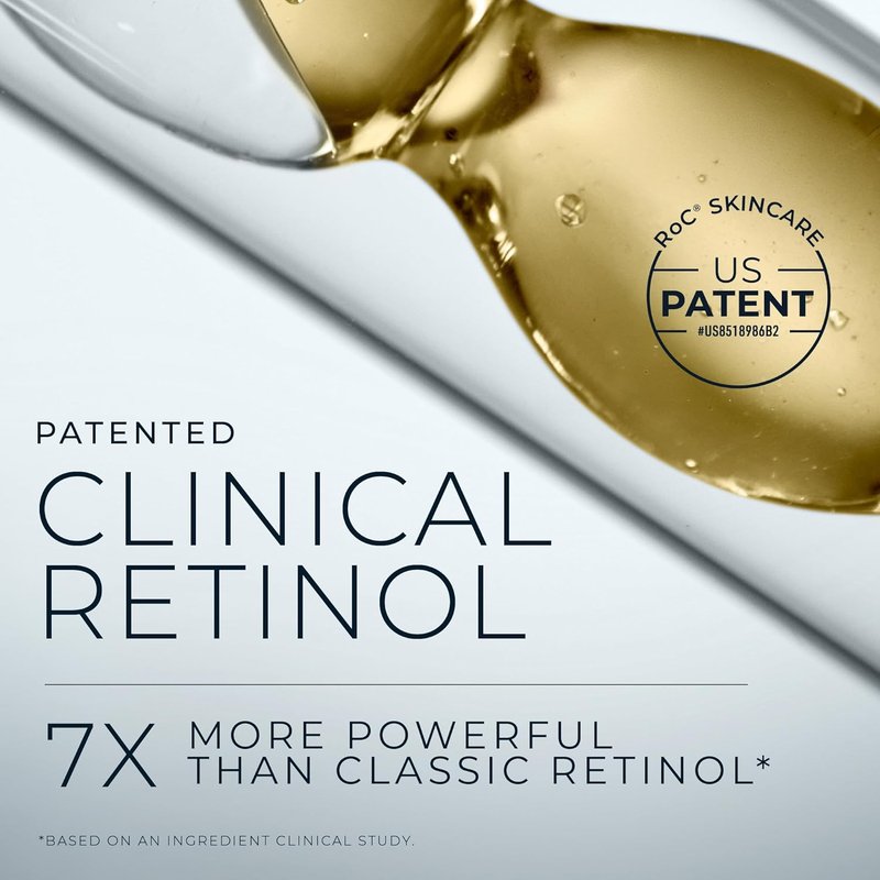 RoC Retinol Correxion Deep Wrinkle Face Serum - Anti-Aging Treatment with Ascorbic Acid | 1 Oz