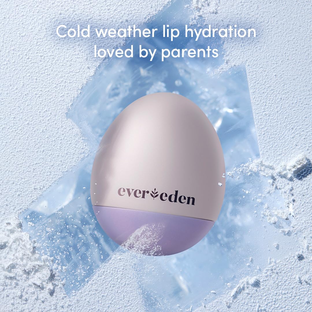 Evereden Super Rich Hydrating Lip Balm for Kids: Clean & Vegan Soothing & Nourishing Lip Balm Stick for Harsh, Cold Climates - Chaga Mushroom and Ceramides