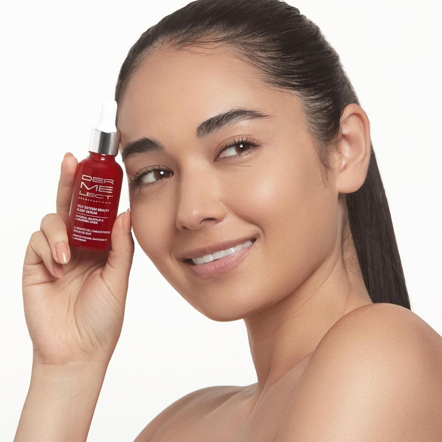 Dermelect Self-Esteem Beauty Sleep Serum - Exfoliating Night Treatment with Glycolic Acid & Vitamin C | 1 oz