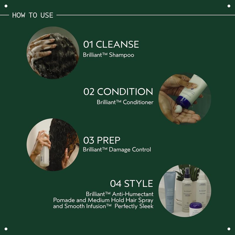 Aveda Smooth Infusion Styling Cream - Heat-Activated Frizz Control for Curly & Coily Hair | Silicone-Free, 97% Naturally Derived
