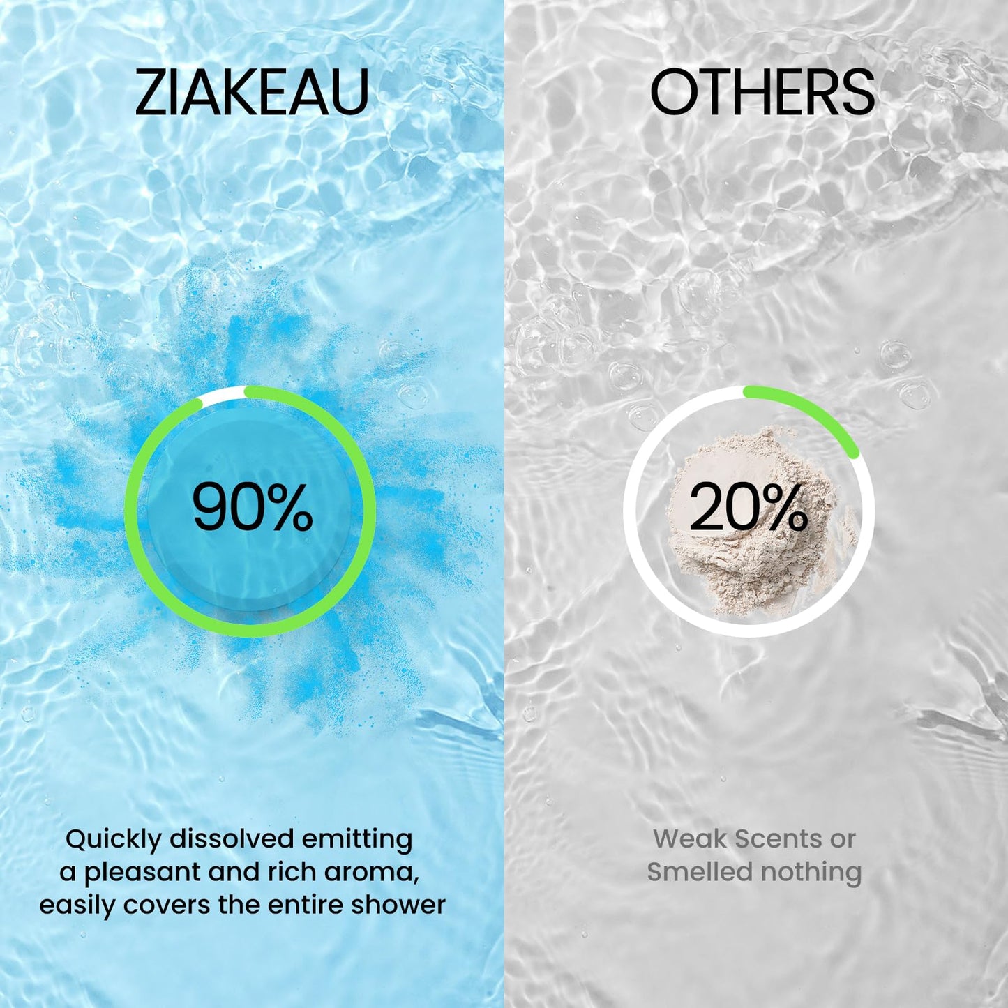 ZIAKEAU Shower Steamers Aromatherapy 16 Packs Christmas Gifts for Women Shower Bombs Relaxation Gifts for Women Shower Essentials Ideal Self Care & Stress Relief Gifts