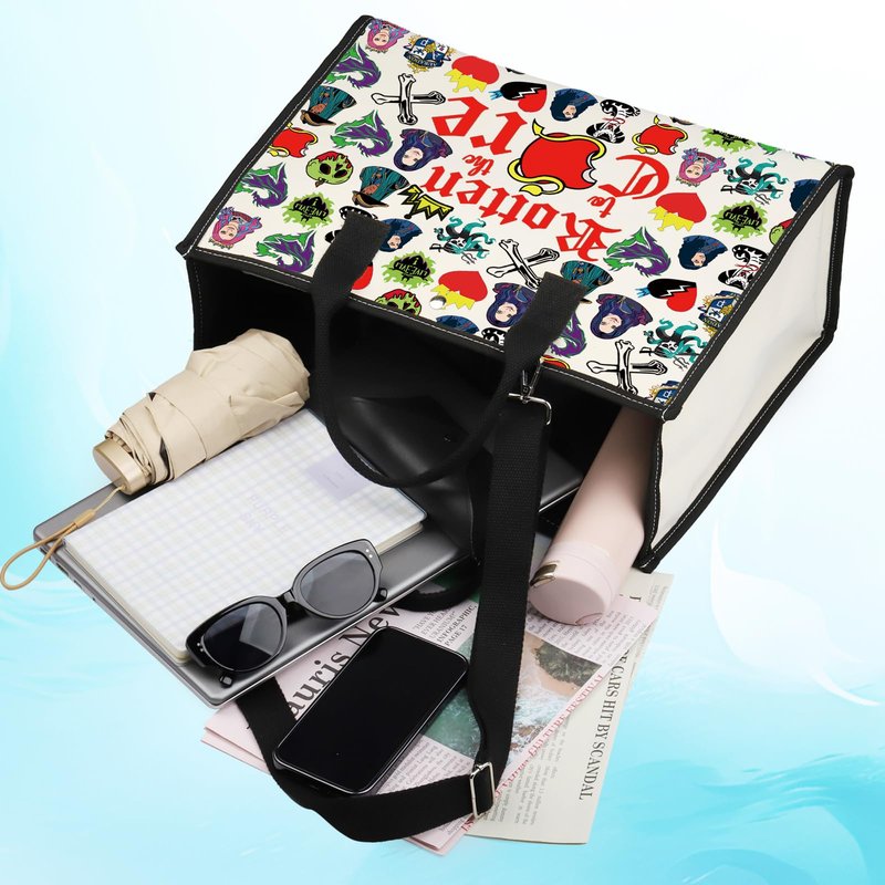 LEVLO Jay Cosmetic Make Up Bag Carlos Fans Gift Rotten to the Core Mal Makeup Zipper Pouch Bag Jay & Mal Movie Merch (Core LT)