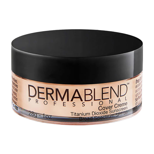 Dermablend Cover Creme High Coverage Foundation with SPF 30, 0C Pale Ivory, 1 Oz.