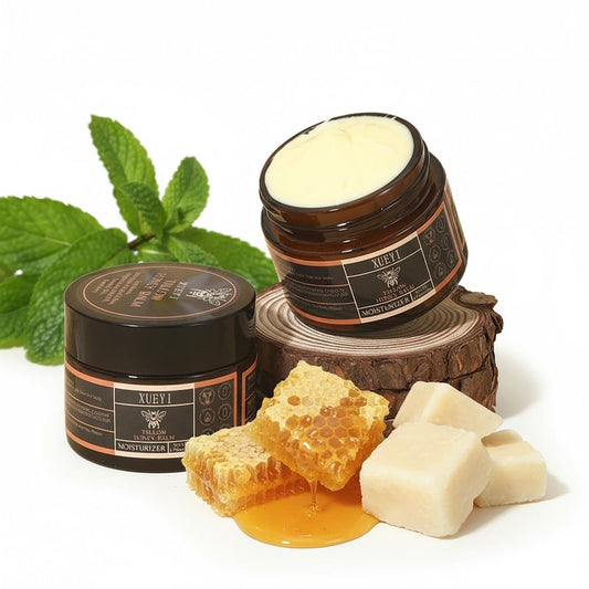 BRICKSWAN Fed Beef Tallow Balm with Raw Honey - All-Natural Moisturizer, Moisturizing Cream for Soft, Gift for Valentine's Day, Mother's Day (2PCS, 3.52OZ)