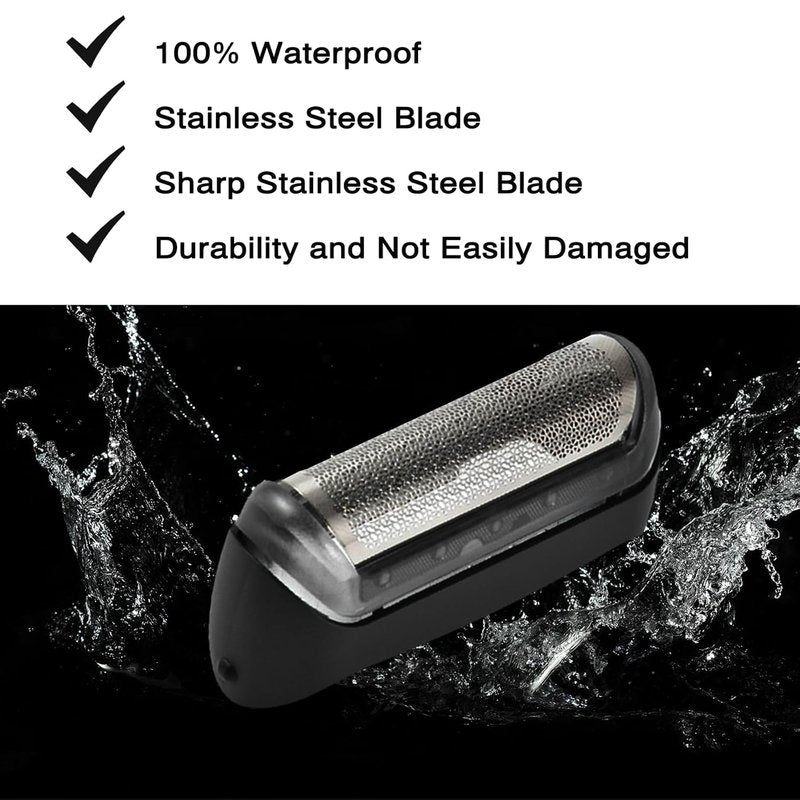 Braun 10B Replacement Foil & Cutter Head - Compatible with Series 1, 1000, 2000 Shavers | Precision Cutting