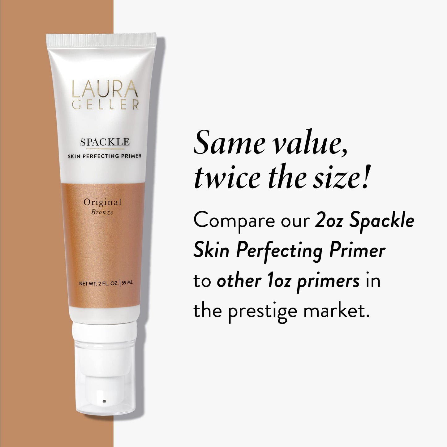 LAURA GELLER NEW YORK Instant Vacation 2pc - Baked Bronze-n-Brighten Powder - Deep + Spackle Skin Perfecting Makeup Primer