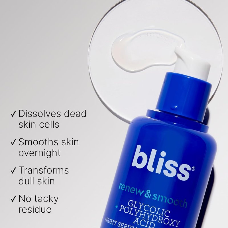 Bliss AM+PM Serum Duo | Vitamin C & Glycolic Acid for 24-Hour Radiance & Hydration - Daily Skincare Set