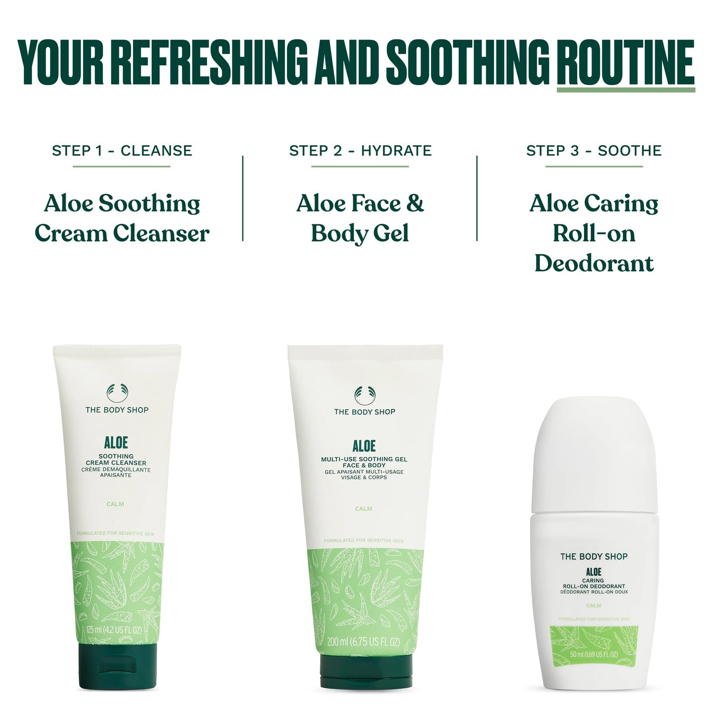 The Body Shop Aloe Multi-Use Soothing Gel, 6.76 Fl Oz