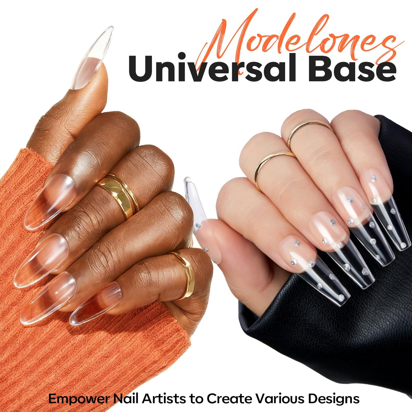 modelones Builder Nail Gel, 10-in-One Builder Clear Hard Gel 2oz, High Thickness for Extension Apex Building Sculpting Overlays Home Salon LED Cured