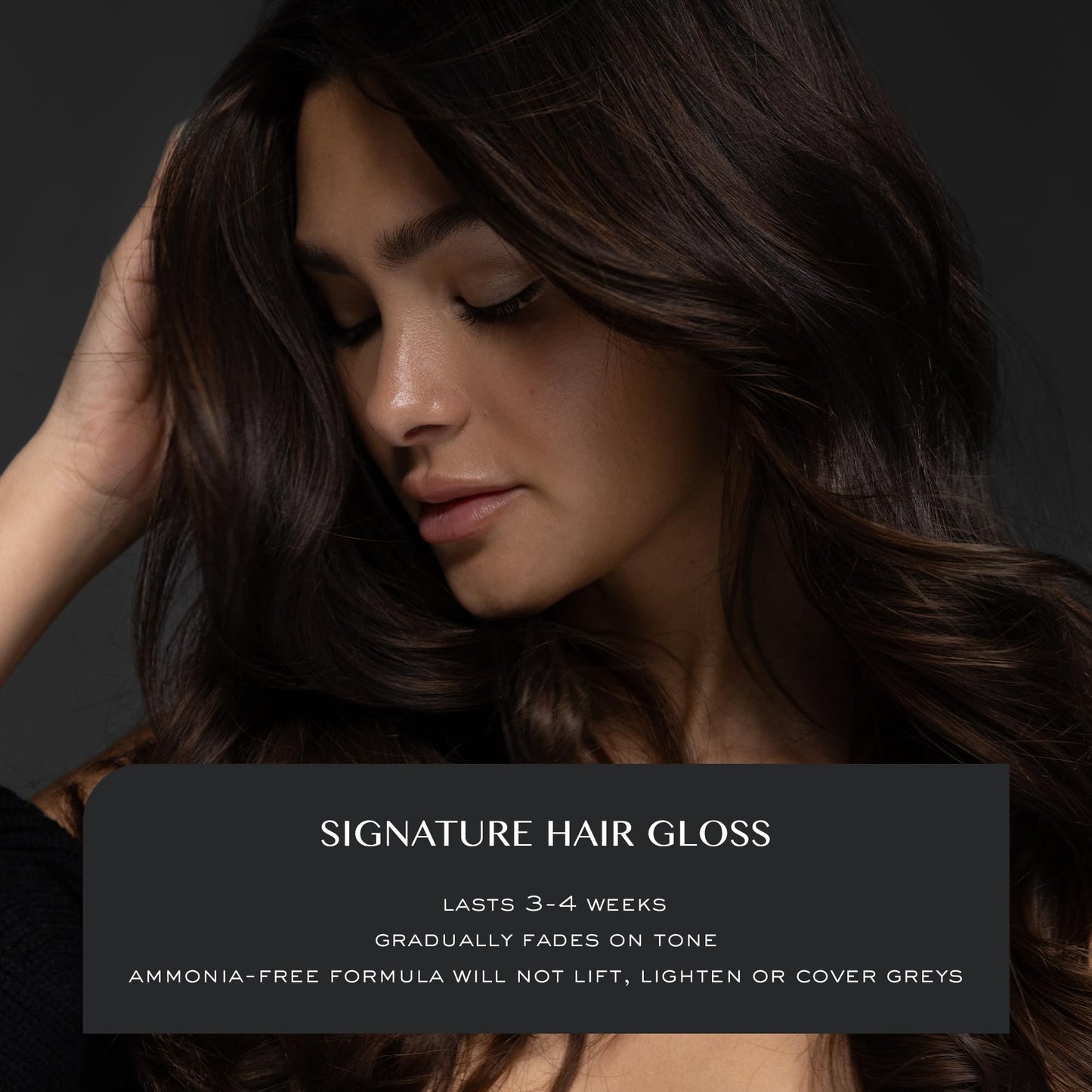 Kristin Ess Hair Gloss in Smokey Topaz Medium Neutral Blonde - 4 Wk Semi Permanent Hair Dye Glaze - Color Depositing Conditioner & Toner for Vibrant Shine & Gloss - Vegan, Silicone & Ammonia Free