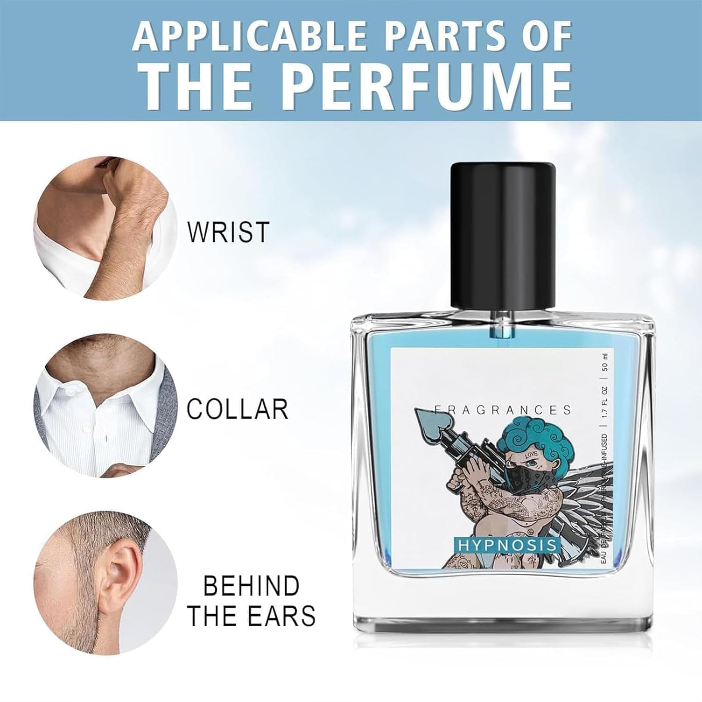 GEBUTP Hypnosis 2.0 Cologne for Men (Enhance Attraction Pheromone-Infused Long Lasting), Natural Herbal Formula-Scent, Men's Fragrances| EDP Perfume Spray