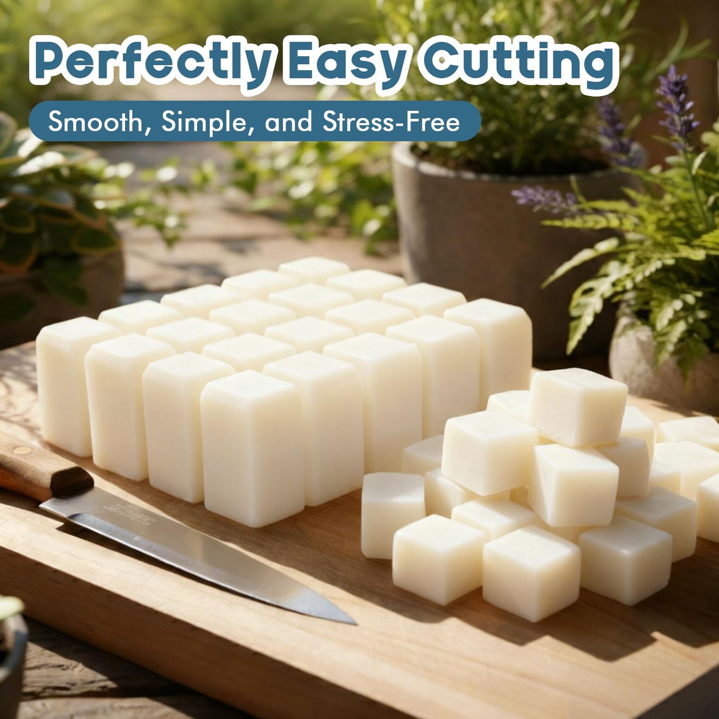 EDSRDRUS 10lb Melt and Pour Soap Base, Fragrance-Free Glycerin Soap Making Supplies for DIY Crafting