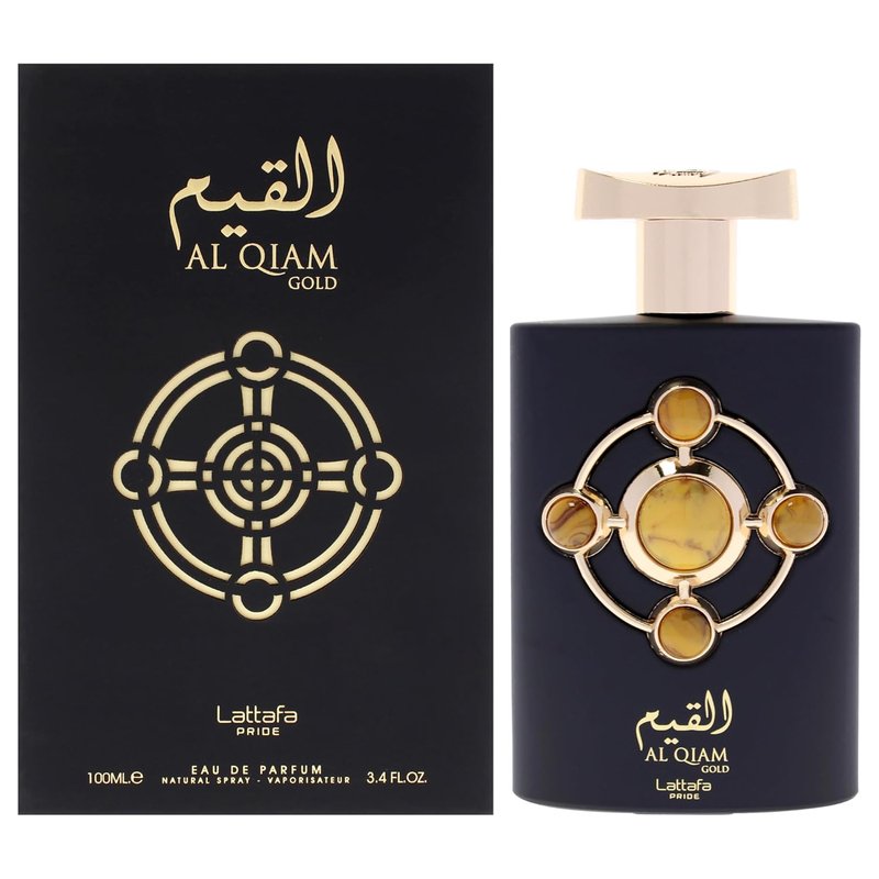 Lattafa Al Qiam Gold Eau de Parfum Spray for Unisex - 3.4 Ounce Fragrance