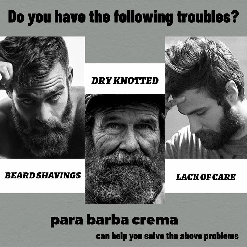 Para Barba, Shea Moisture Beard Balm for Men, Crecimiento De Barba Para Hombre, Beard Growth Vitamins, Estimulante De Barba Ultra Potente, Strengthens Barba for Mens (2PCS)