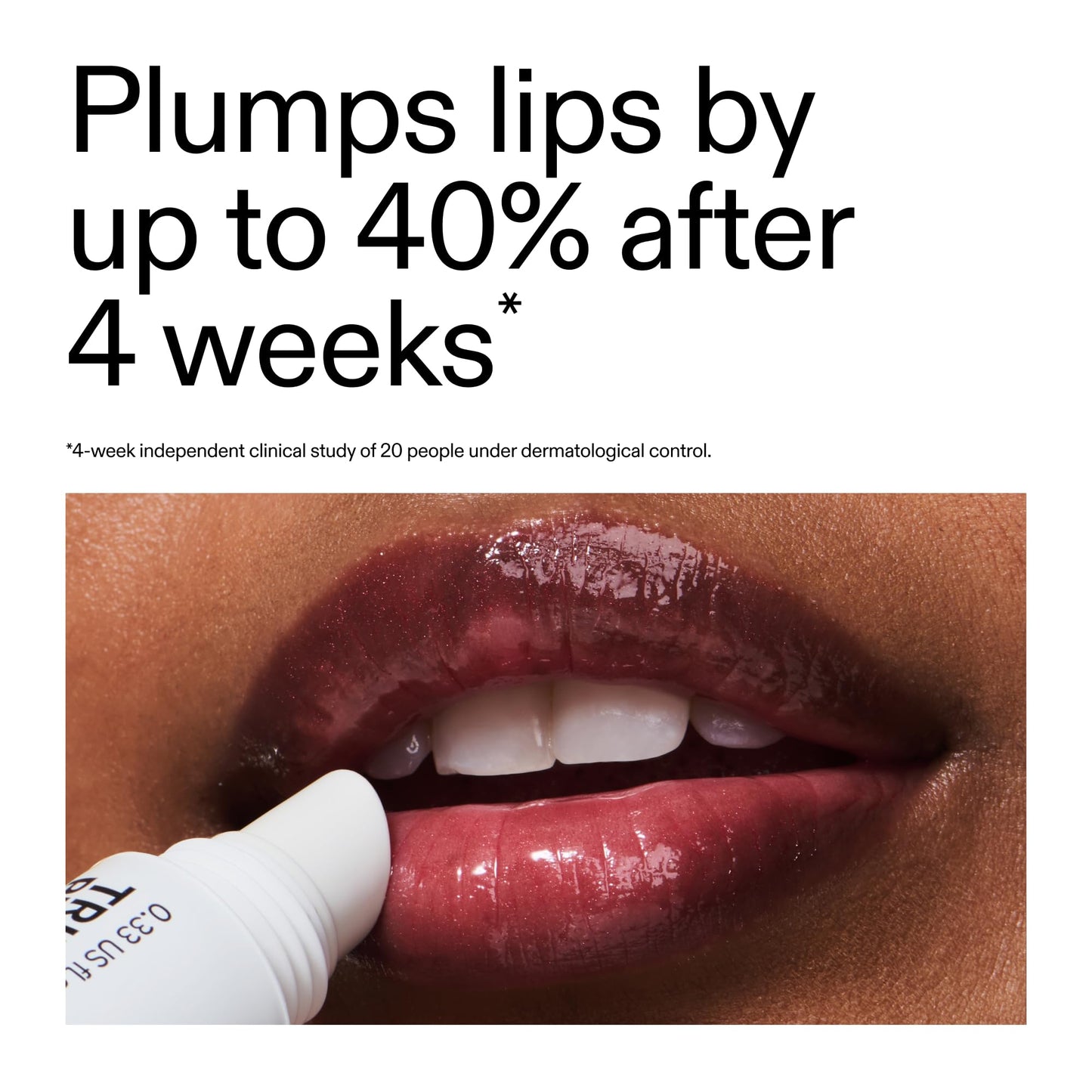 The INKEY List Tripeptide Plumping Lip Balm 10ml, Clinically Proven Plumping Tinted Lip Care, Hydrates Dry Cracked Lips, Vegan & Cruelty Free