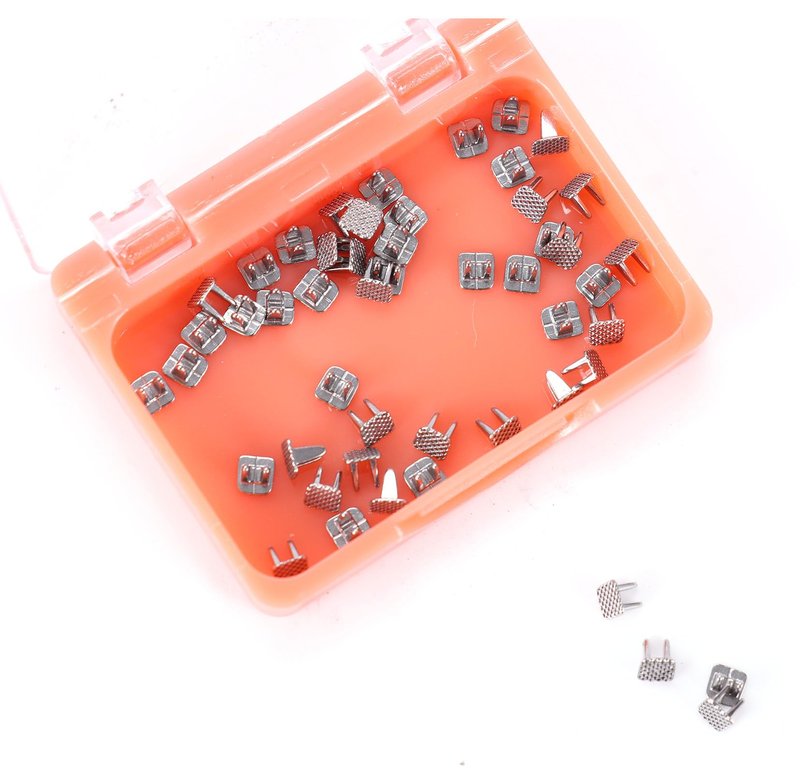 50Pcs/Box Dental Orthodontic MIM 80Mesh Bite Opener Wings Tongue Tamers Bite-Builder Bondable Hinge (Tongue Tamers)